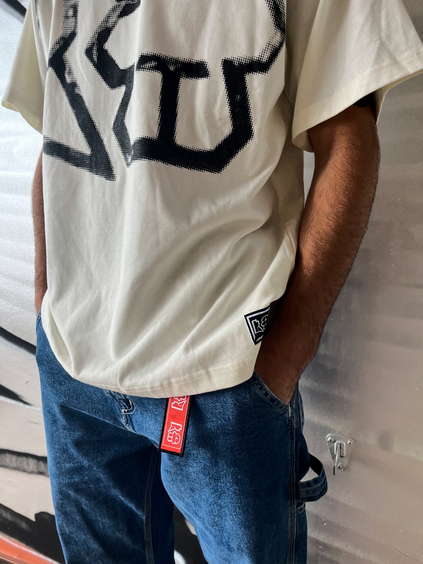 Big Screen Printed Logo Tee