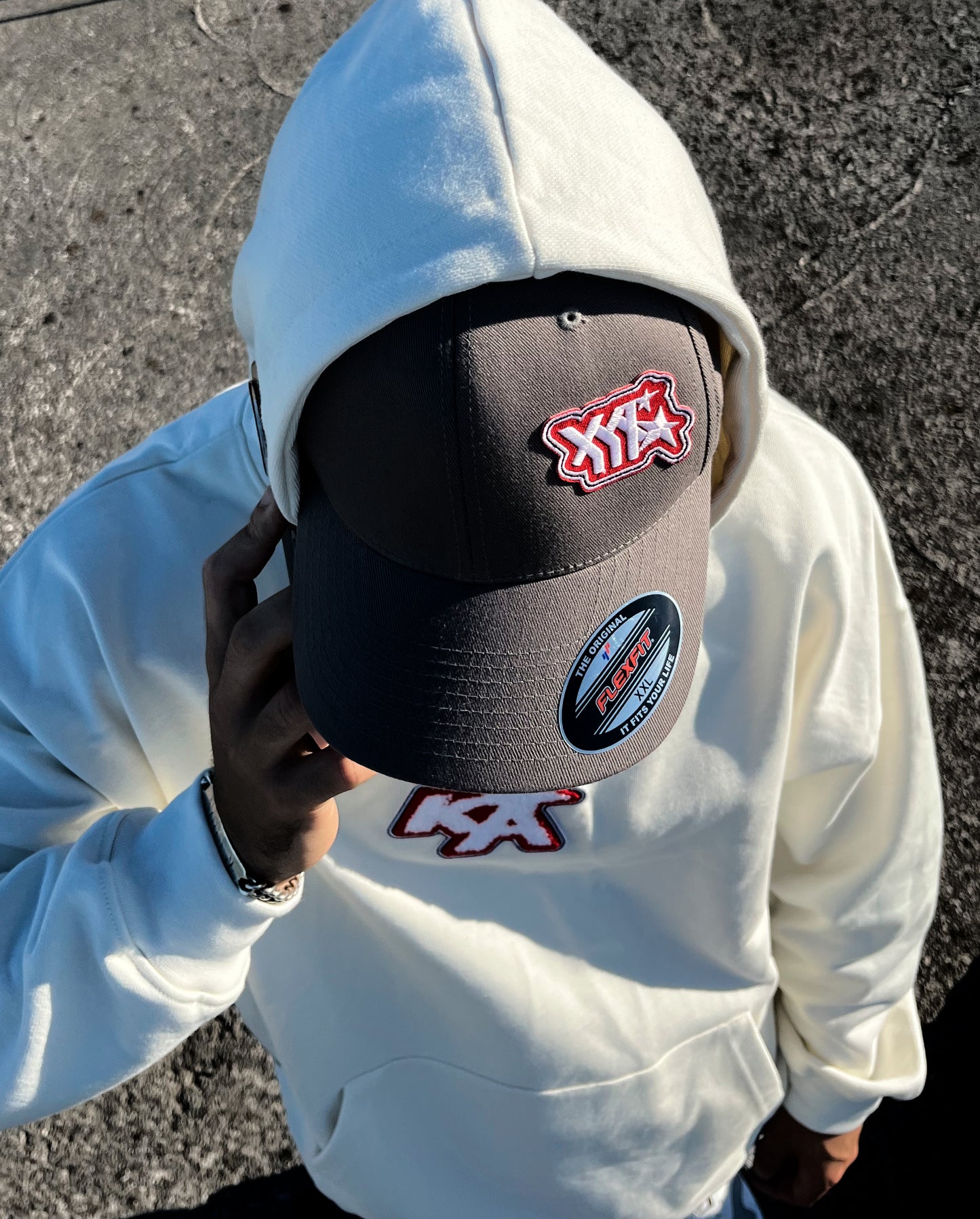 Grey FlexFit Cap
