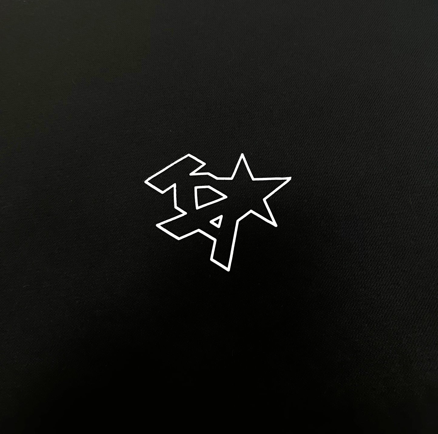 Black Hood Logo Hoodie