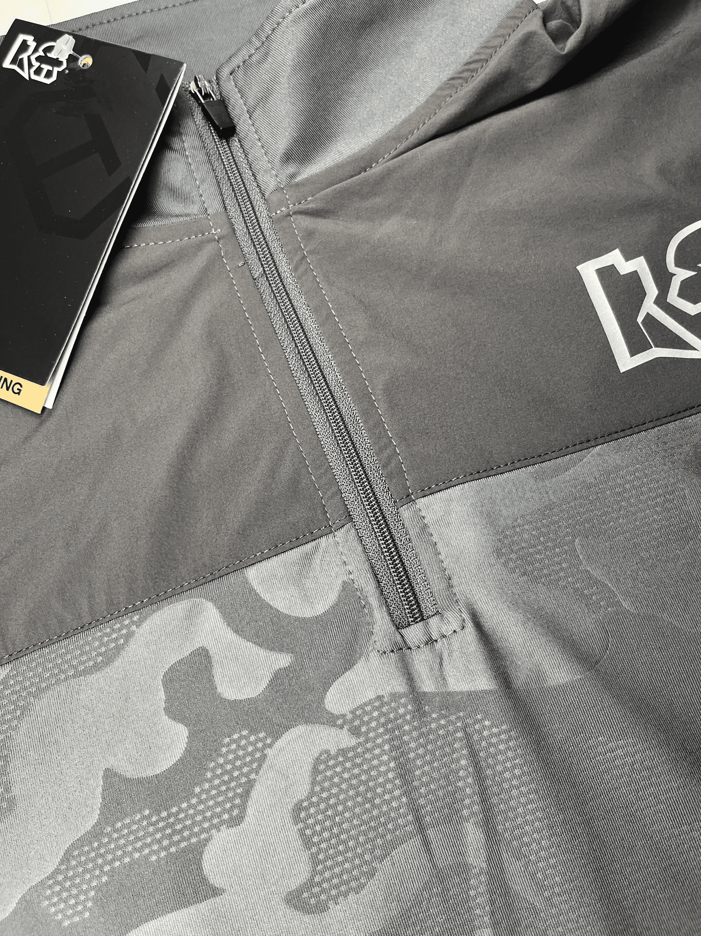 Grey Tech Half Zip Tee