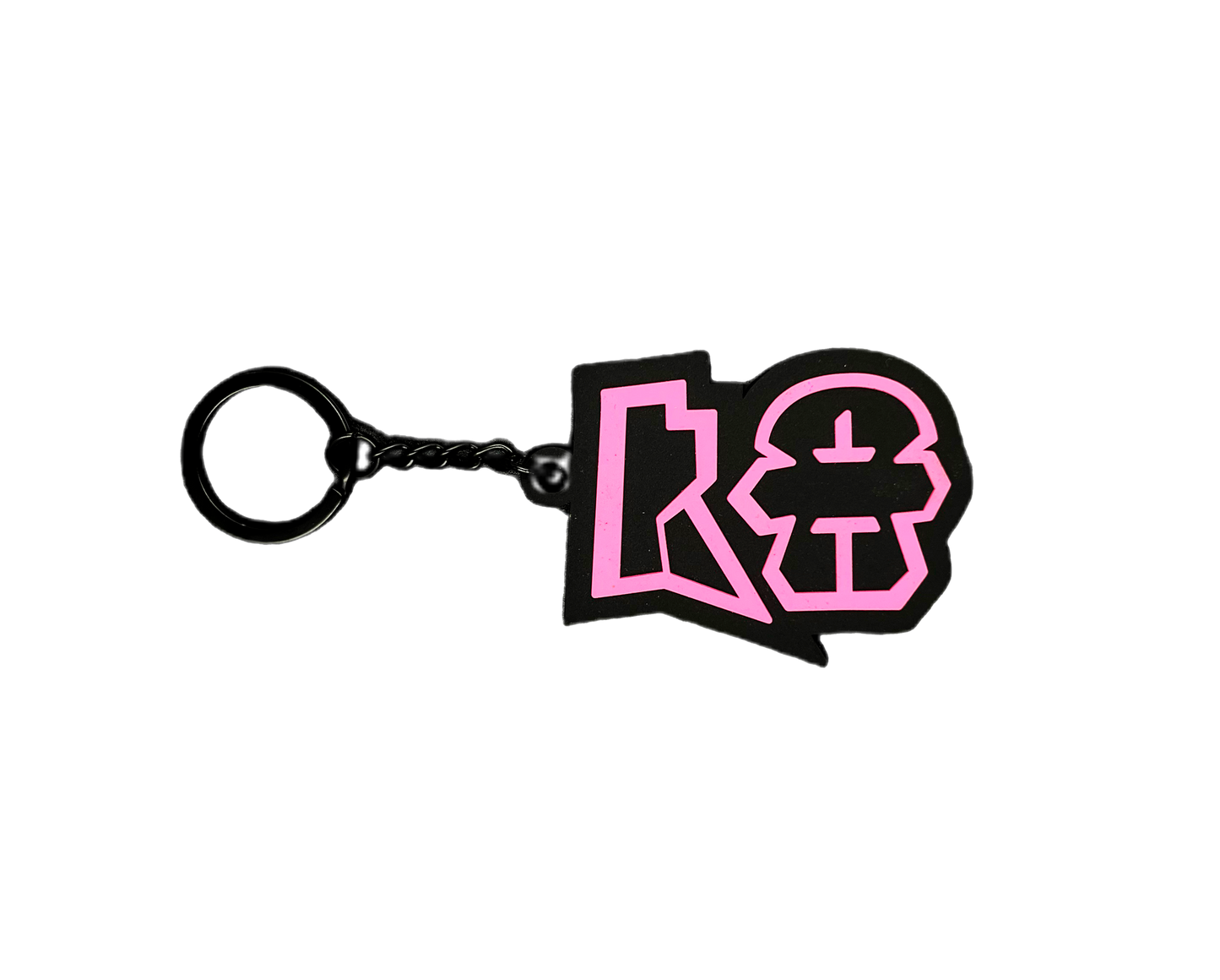 Black Pvc Keychain