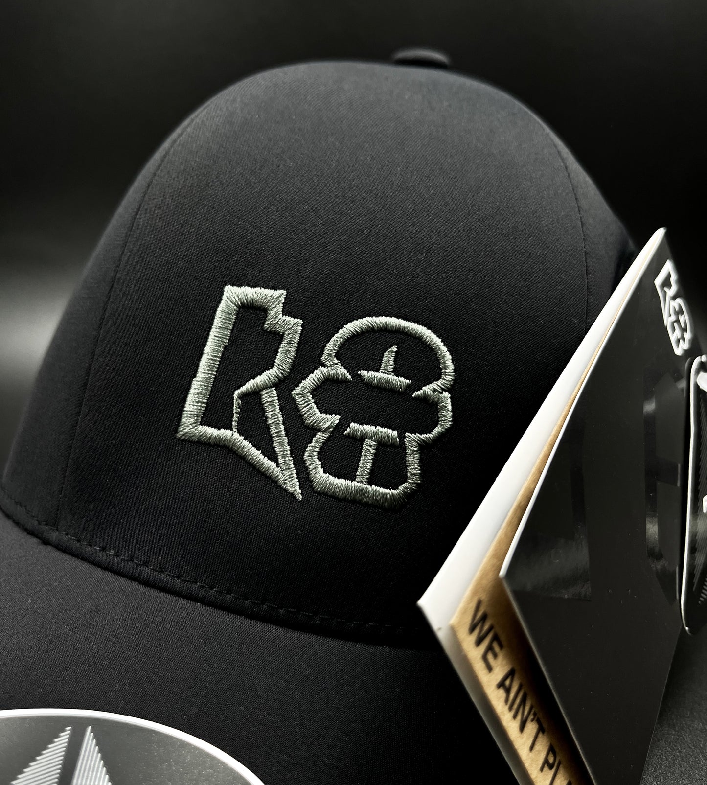 Black Ka FlexFit Delta Cap