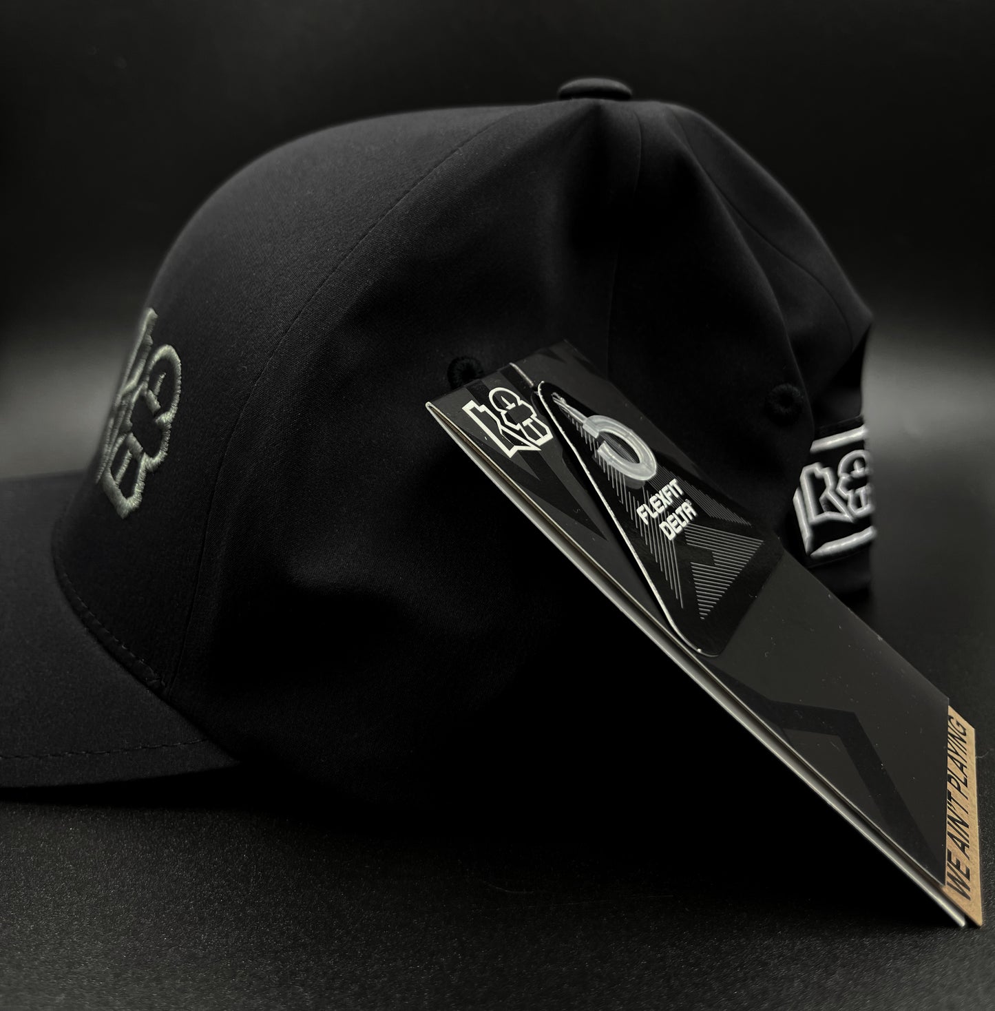 Black Ka FlexFit Delta Cap
