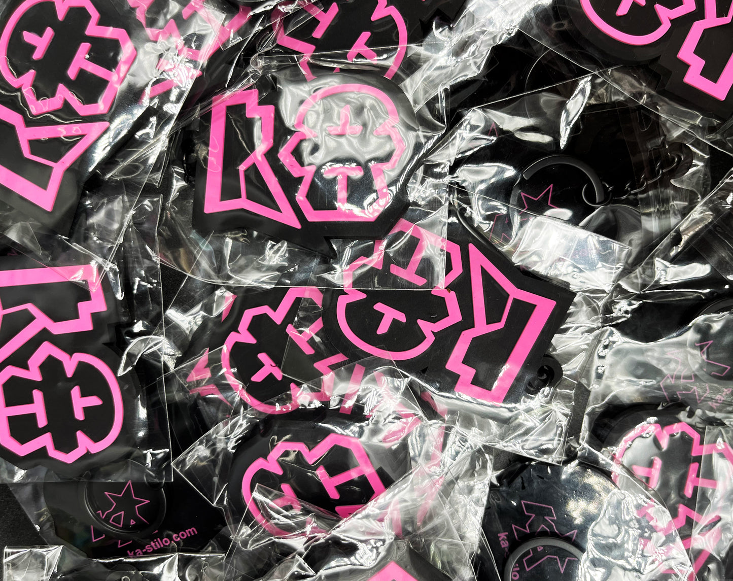 Black Pvc Keychain