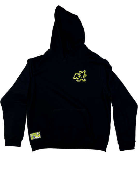 Ka green Starlogo Black Hoodie