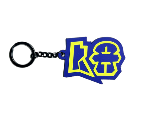 Ka Purple PVC Keychain