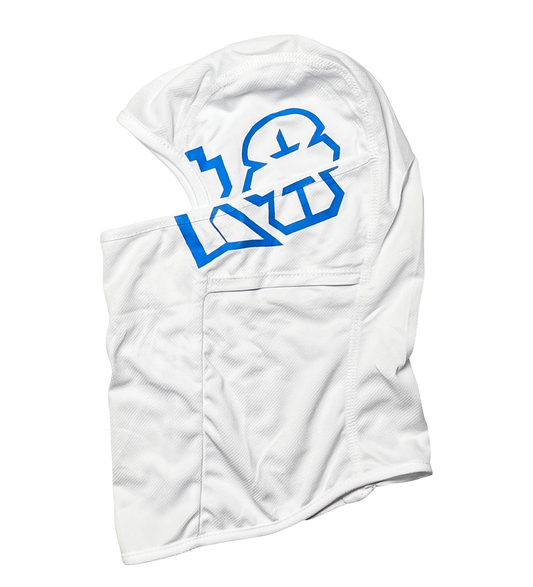 Ka White & Blue Balaclava