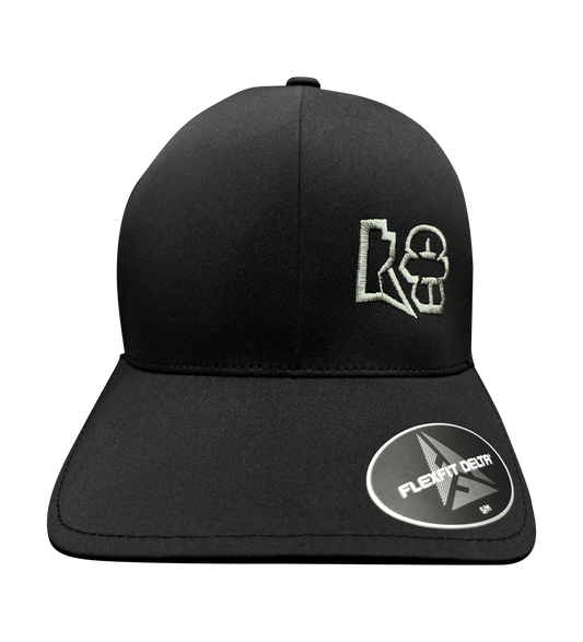 Black Ka FlexFit Delta Cap