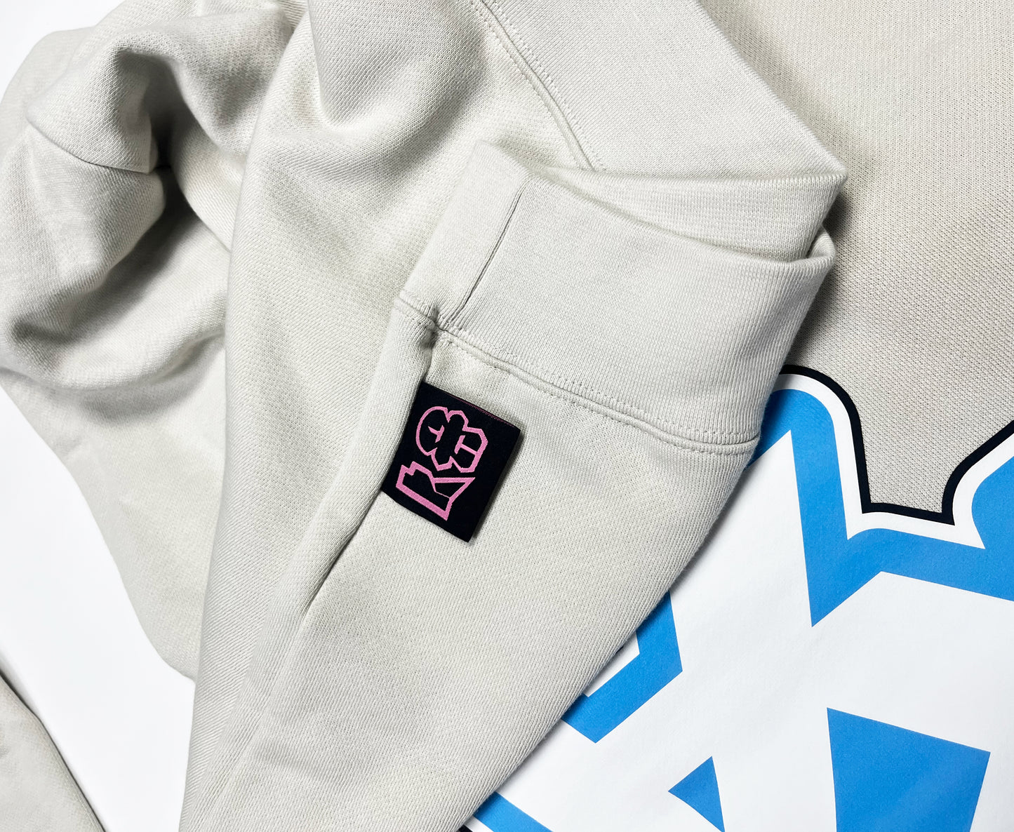 Clear Ka Blue Star Logo Hoodie