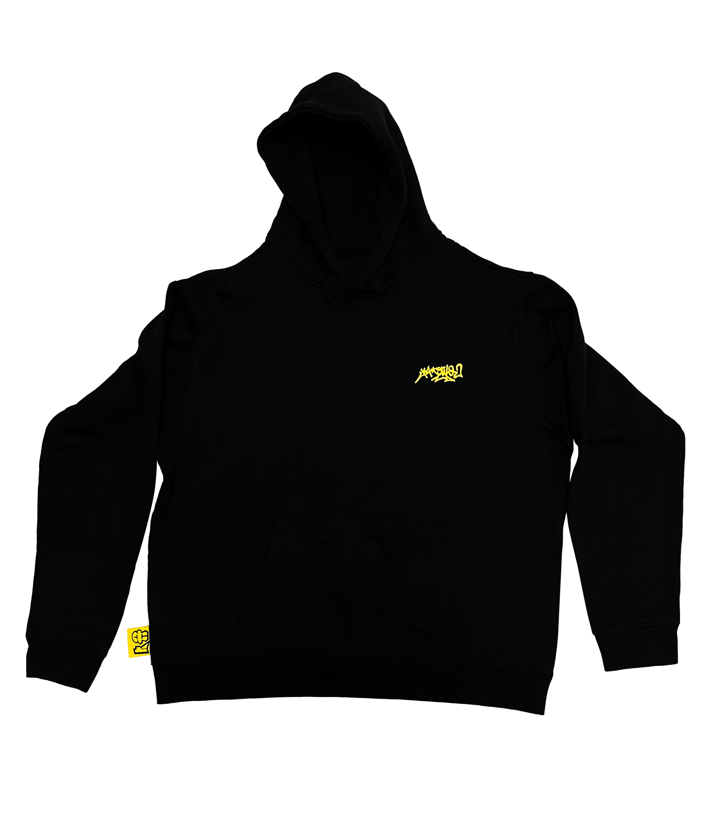 Black Cotton Tracksuit Hoodie