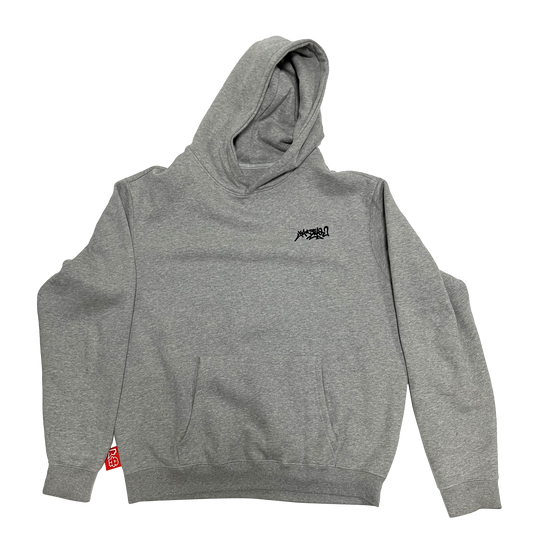 Grey Cotton Tracksuit Hoodie